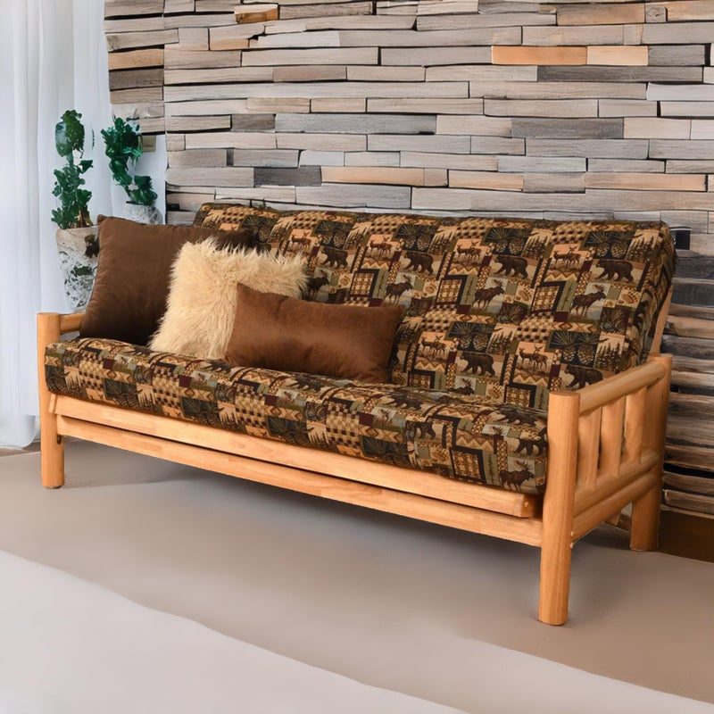 FutonX Futon Cover Only UpNorth Premium Fabric Collection Fits 6-8 inch Futon Mattress Full Size (Wildlife Resort) - Image 3
